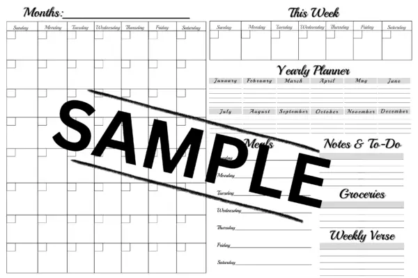 8-Week Family & Homeschool Planner